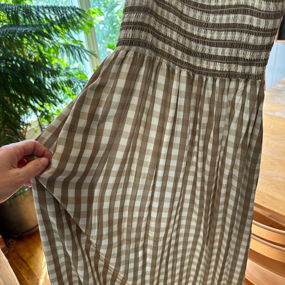 Maaji maxi smocked gingham dress - medium - Picture 4 of 5
